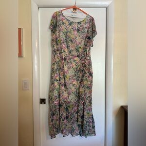 Women’s floral cocktail dress